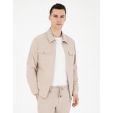 Pierre Cardin Erkek Bej Regular Fit Fermuarlı Ceket 50287776-VR011 - 52 - 6 Drop