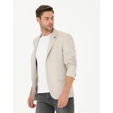 Pierre Cardin Erkek Bej Slim Fit Ceket 50285094-VR011 - 56 - 6 Drop