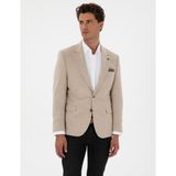Pierre Cardin Erkek Bej Slim Fit Ceket 50311398-VR011 - 6 Drop - 56