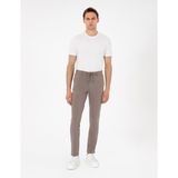 Pierre Cardin Erkek Bej Slim Fit Esnek Jogger Kanvas Pantolon 50307954-Vr011 - 34