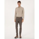 Pierre Cardin Erkek Bej Slim Fit Jean Pantolon 50315263-VR011 - 32