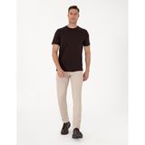 Pierre Cardin Erkek Bej Slim Fit Kanvas Pantolon 50310857-VR011 - 32 - 36