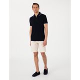Pierre Cardin Erkek Bej Slim Fit Keten Karışımlı Beli Bağcıklı Dokuma Şort 50308147-VR011 - 38