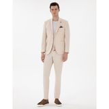 Pierre Cardin Erkek Bej Slim Fit Takım Elbise 50302416-VR011 - 54 - 6 Drop