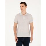 Pierre Cardin Erkek Bej Slim Fit Tişört 50288926-VR011