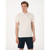 Pierre Cardin Erkek Bej Slim Fit Tişört 50303867-VR011