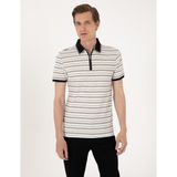 Pierre Cardin Erkek Bej Slim Fit Tişört 50306085-VR011 - XL