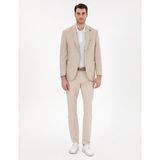 Pierre Cardin Erkek Bej Slim Fit Yazlık Kanvas Pantolon 50305450-VR011 - 31 - 32