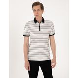 Pierre Cardin Erkek Bej Tişört 50306085-VR011