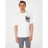 Pierre Cardin Erkek Beyaz Comfort Fit Bisiklet Yaka Tişört 50310144-VR013 - 2XL
