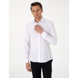 Pierre Cardin Erkek Beyaz Ex. Slim Fit Uzun Kollu Gömlek 50303958-VR013