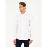 Pierre Cardin Erkek Beyaz Gömlek Desenli 50293255-vr013
