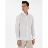 Pierre Cardin Erkek Beyaz Gömlek Desenli 50302710-VR013
