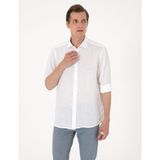 Pierre Cardin Erkek Beyaz Gömlek Desenli 50303293-VR013