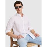 Pierre Cardin Erkek Beyaz Nefes Alan %100 Keten Regular Fit Uzunkollu Gömlek 50320945-VR013