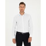 Pierre Cardin Erkek Beyaz Oxford Slim Fit Uzun Kollu Gömlek 50292539-VR013