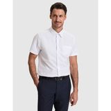Pierre Cardin Erkek Beyaz Regular Fit Kısa Kollu Gömlek 50325339-VR013 - XL