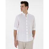 Pierre Cardin Erkek Beyaz Regular Fit Uzun Kollu Gömlek 50303301-VR013