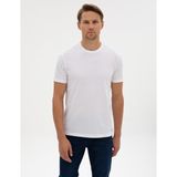 Pierre Cardin Erkek Beyaz Slim Fit Basic Tişört 50320102-VR013