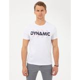 Pierre Cardin Erkek Beyaz Slim Fit Baskılı Bisiklet Yaka Tişört 50254024-VR013