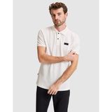 Pierre Cardin Erkek Beyaz Slim Fit Örme Dokulu Düğmeli Polo Yaka Tişört 50309959-VR013 - XL