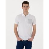 Pierre Cardin Erkek Beyaz Slim Fit Polo Yaka Tişört 50307929-VR013