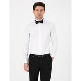 Pierre Cardin Erkek Beyaz Slim Fit Smokin Gömlek 50324027-VR013 - 2XL