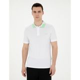 Pierre Cardin Erkek Beyaz Slim Fit Tişört 50285222-VR013 - XL