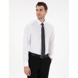 Pierre Cardin Erkek Beyaz Slim Fit Uzun Kollu Basic Gömlek 50307297-VR013