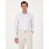 Pierre Cardin Erkek Beyaz Slim Fit Uzun Kollu Gömlek 50307134-VR013