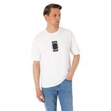 Pierre Cardin Erkek Beyaz Tişört 50310155-VR013
