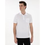 Pierre Cardin Erkek Beyaz Tişört Basic 50306552-VR013