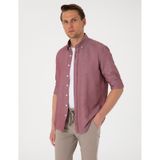 Pierre Cardin Erkek Bordo Gömlek Desenli 50306996-vr014 Bordo