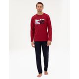 Pierre Cardin Erkek Bordo Pijama Takım 50322631-900
