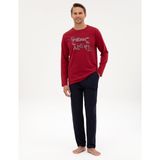 Pierre Cardin Erkek Bordo Pijama Takım 50322652-900