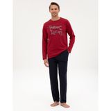 Pierre Cardin Erkek Bordo Pijama Takımı 50322652-900 - S