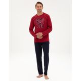 Pierre Cardin Erkek Bordo Pijama Takımı 50322653-900 - L