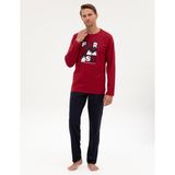 Pierre Cardin Erkek Bordo Pijama Takımı 50322655-900 - S