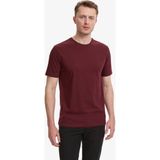 Pierre Cardin Erkek Bordo Regular Fit %100 Pamuk Bisiklet Yaka Basic Tişört 50325299-VR014 - 3XL