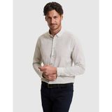 Pierre Cardin Erkek Çağla %100 Pamuk Keten Görünümlü Slim Fit Uzun Kollu Gömlek 50325355-VR016 - 2XL