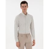 Pierre Cardin Erkek Çağla Gömlek Desenli 50301583-VR016