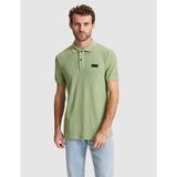 Pierre Cardin Erkek Çağla Yeşili Slim Fit Örme Dokulu Düğmeli Polo Yaka Tişört 50309959-VR016