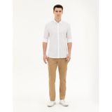 Pierre Cardin Erkek Camel Kanvas / Chino Pantolon 50288510-vr015 Camel