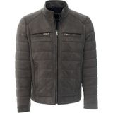 Pierre Cardin Erkek Deri Ceket - 58 - Gri