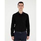 Pierre Cardin Erkek Dokuma Gömlek 1833516 - Siyah