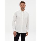 Pierre Cardin Erkek Ekru Regular Fit Örme Gömlek 50311692-VR019 - XL