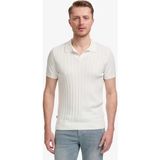 Pierre Cardin Erkek Ekru Slim Fit %100 Pamuk Apaş Yaka Triko Tişört 50325074-VR019 - 2XL