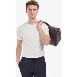 Pierre Cardin Erkek Ekru Slim Fit Bisiklet Yaka Triko Tişört 50320807-VR019