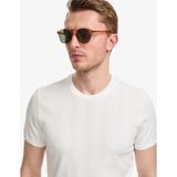 Pierre Cardin Erkek Ekru Slim Fit Bisiklet Yaka Triko Tişört 50320813-VR019 - XL