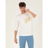 Pierre Cardin Erkek Ekru Sweatshirt 50264212-vr019